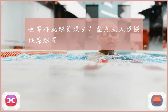 世界杯就球员没去?盘点五大遗憾缺席球星