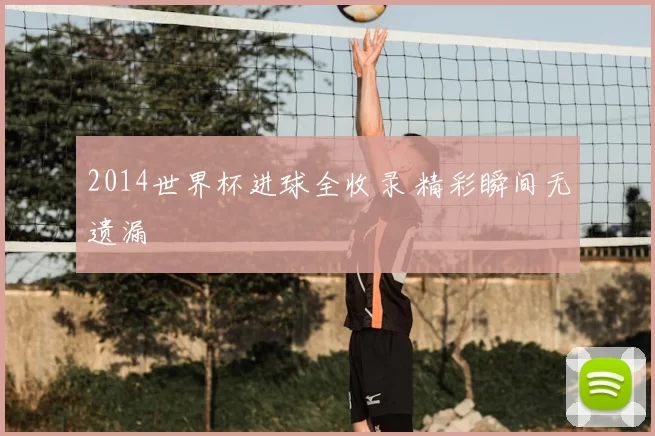 2014世界杯进球全收录 精彩瞬间无遗漏