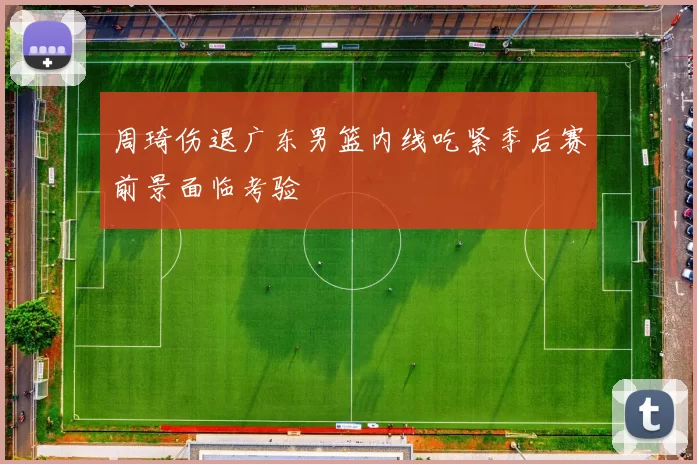 周琦伤退广东男篮内线吃紧季后赛前景面临考验
